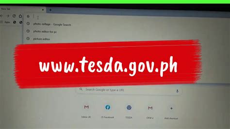 e-tesda.gov.ph course|tesda log in.